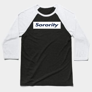 SUPER SORORITY LOGO Baseball T-Shirt